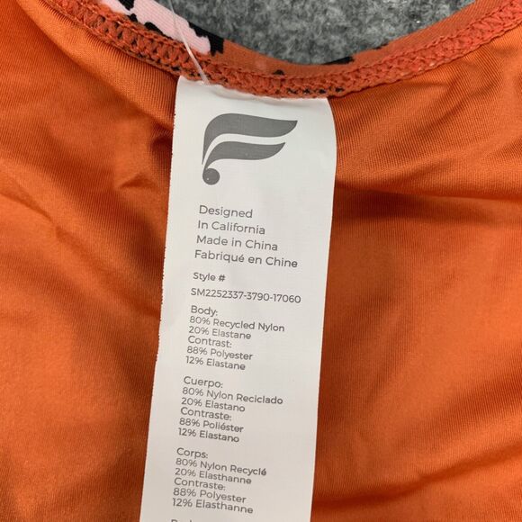 Fabletics Bikini Bottom Womens XL Extra Large Cheetah Noa High Cut Swim Brief - Picture 5 of 14